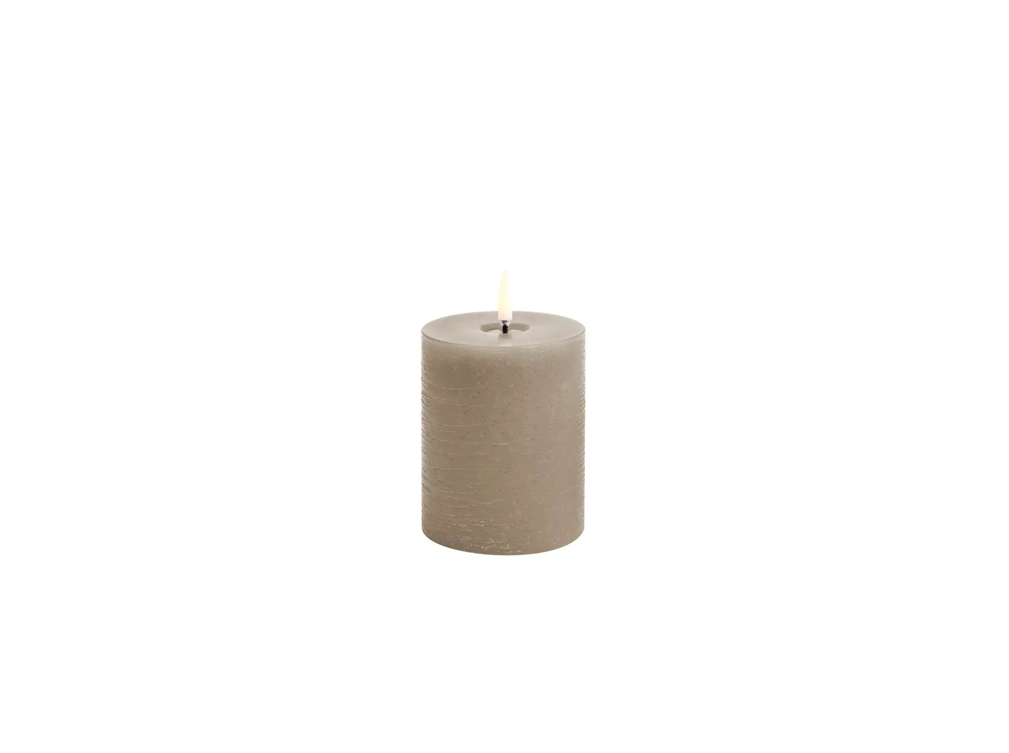 Melted LED-Kerze sandstone