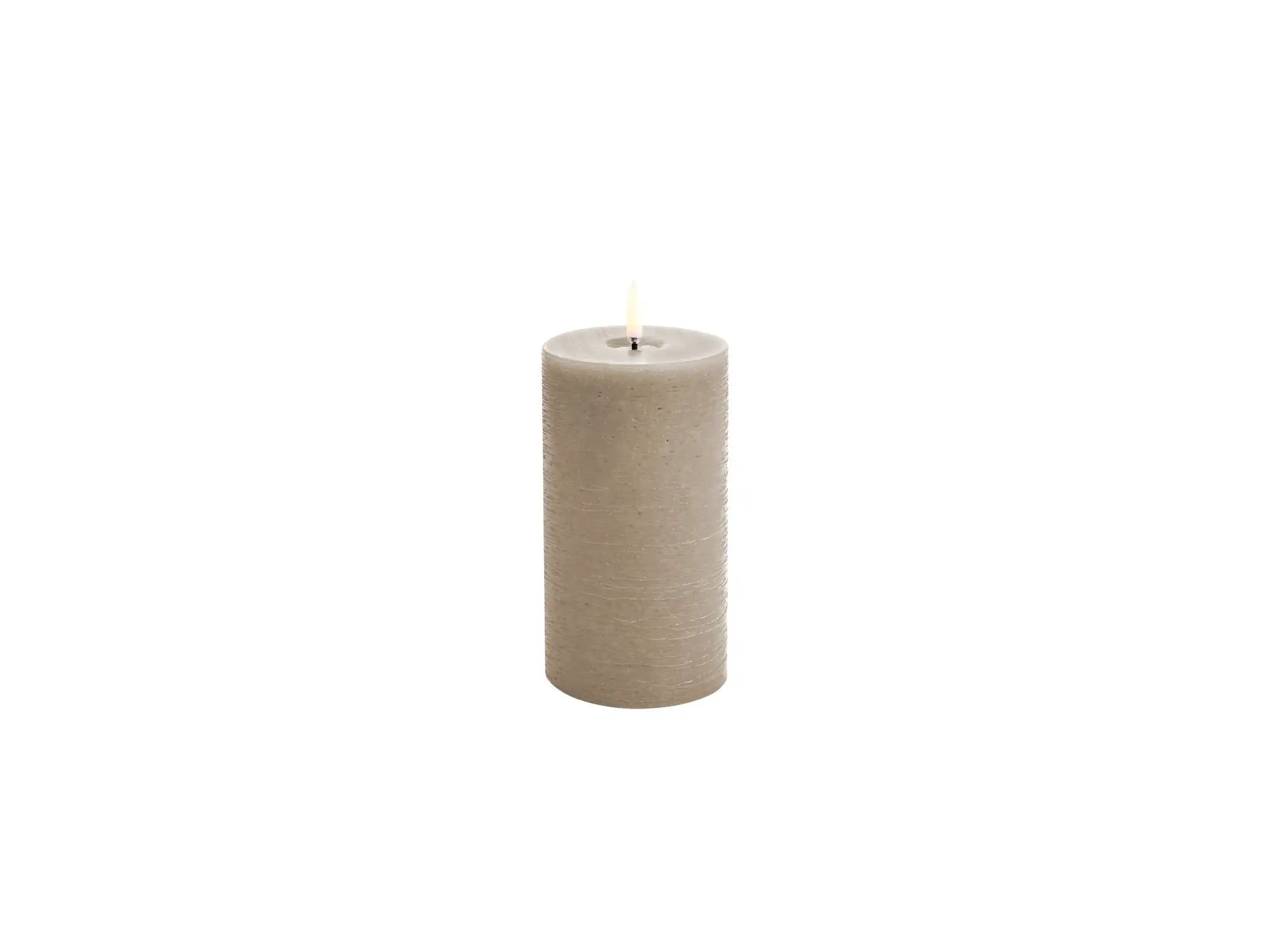 Melted LED-Kerze sandstone