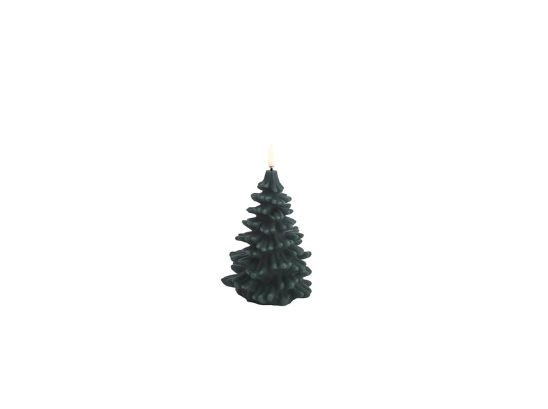 Christmas Tree LED-Kerze pine green