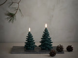 Christmas Tree LED-Kerze pine green