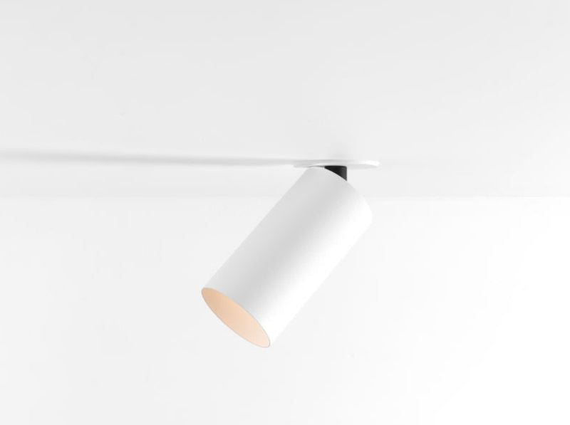 Halbeinbaustrahler Minude von Super Modular Lighting in white struc